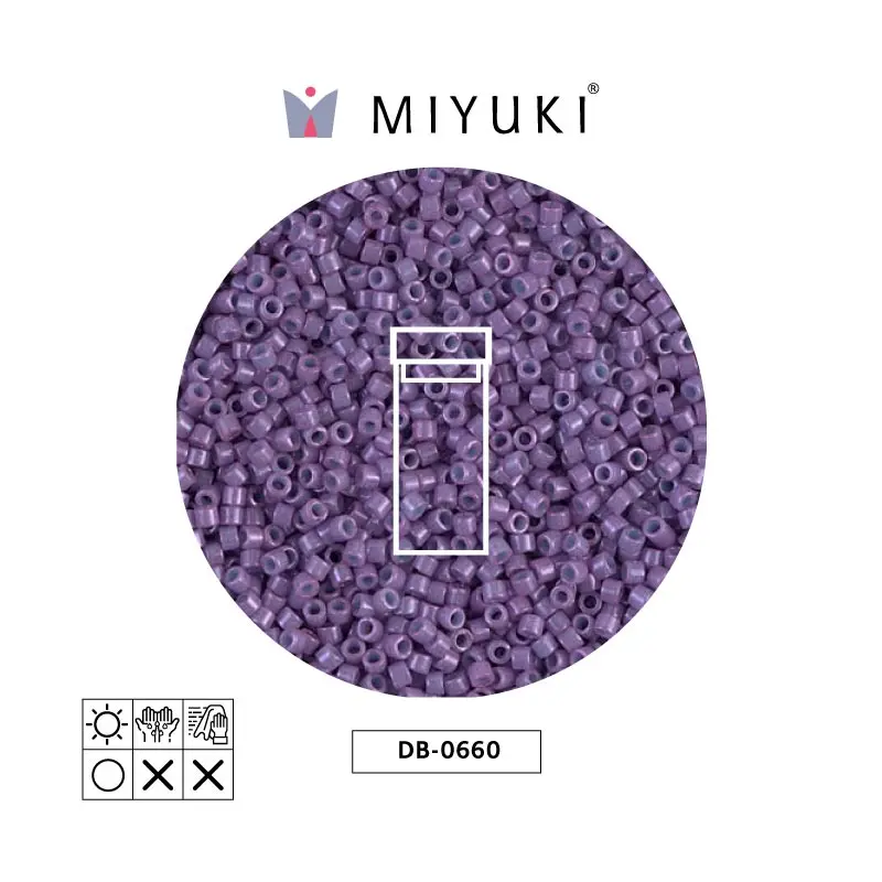 Miyuki delica 11/0 DB0660 opaco lila x 3g