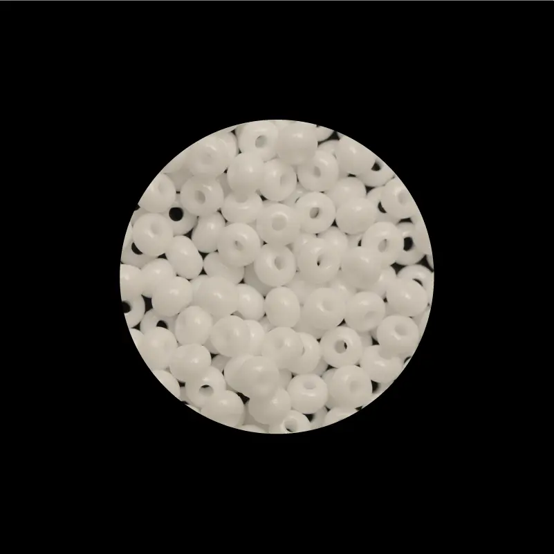 Mostacilla checa preciosa 6/0 4mm 03050 blanco x 500g