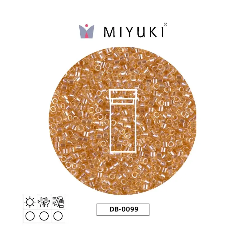 Miyuki delica 11/0 DB0099 transparente claro amarillo lusterr x 3g
