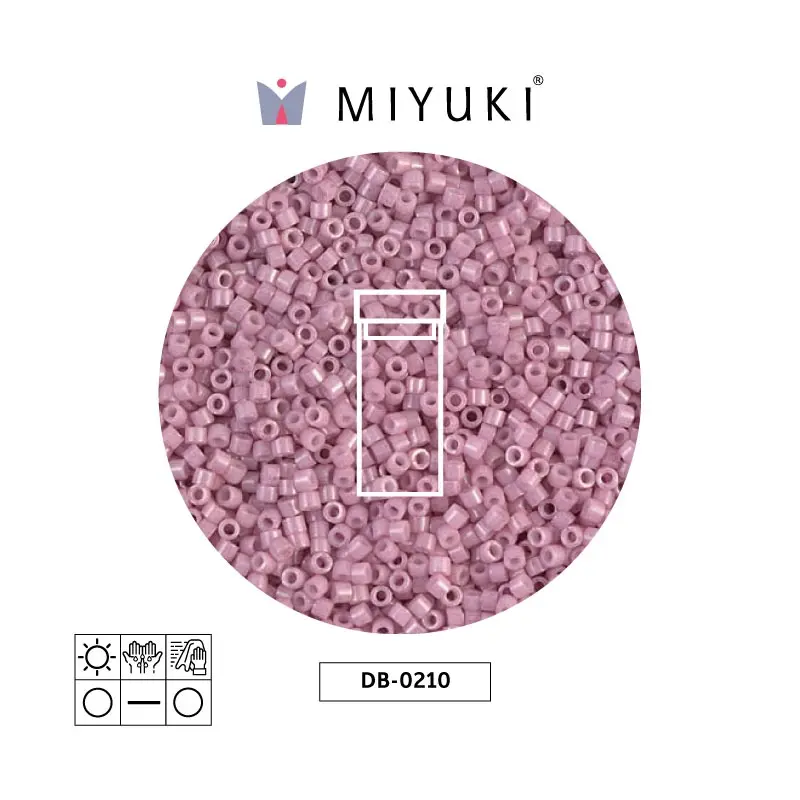 Miyuki delica 11/0 DB0210 opaque antique rose luster x 3g