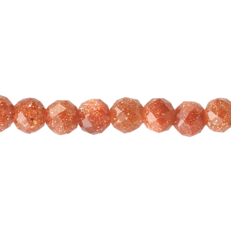 Sarta redonda facetada 2mm lluvia de oro x 190 unds