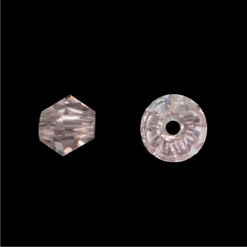 A5328 rombo bicone light rose 3mm x 24unds