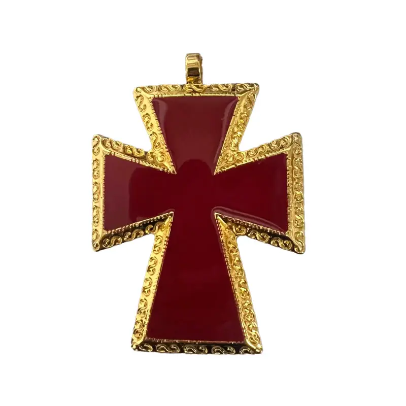 Cruz CR-091 con resina roja 49x69mm/GP x und