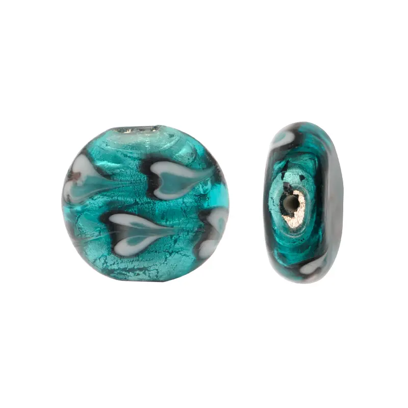 Vidrio hindu 3280 redondo planoblue zircon 20mm VZM-807 x und