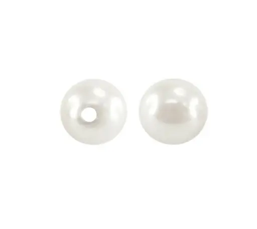 Perla sintetica redonda 12mm milk white x Libra (500 unidades)