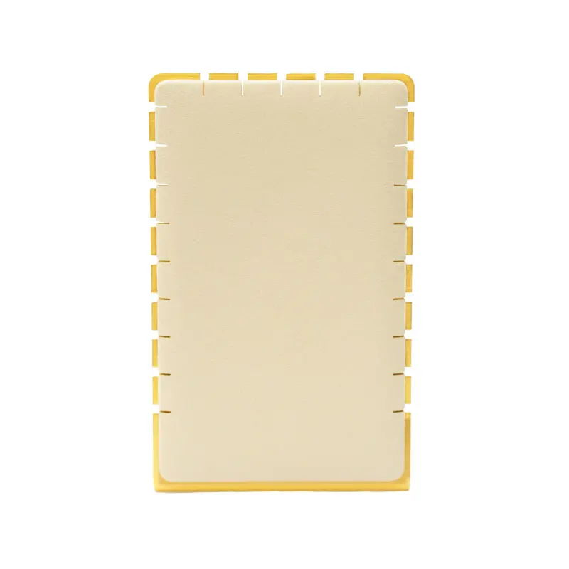 Exhibidor rectangular para cadenas beige 14x9cm x und
