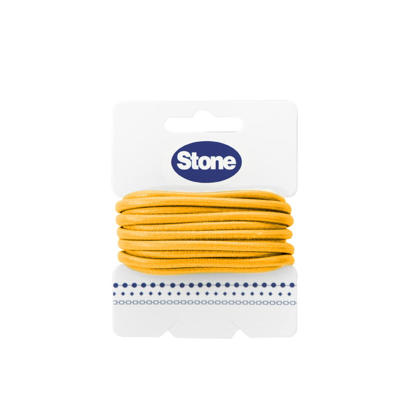 Cordon vibora 2mm mostaza x 3m