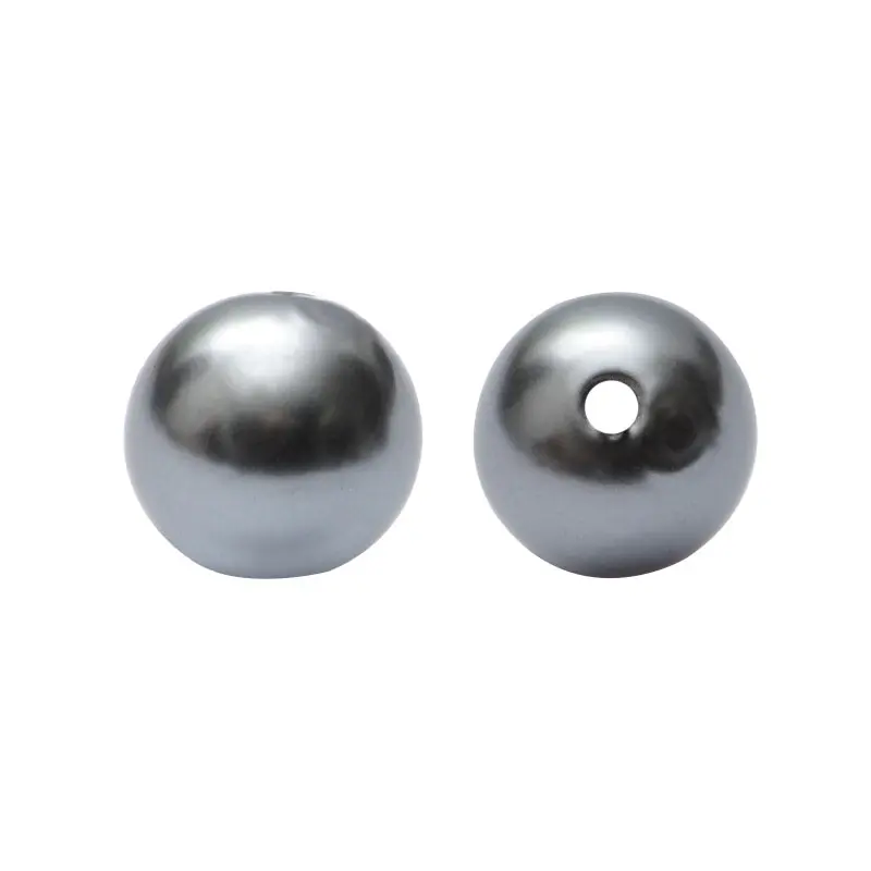 Perla sintetica redonda 10mm gray A-22 x Libra (1.000 unidades)