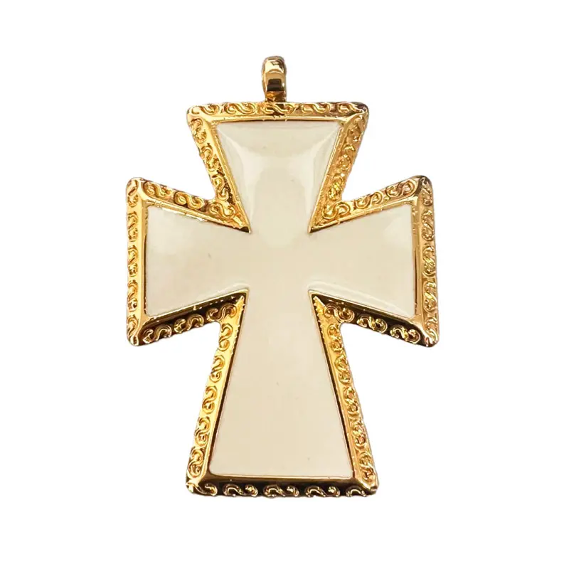 Cruz CR-091 con resina blanca 49x69mm/GP x und