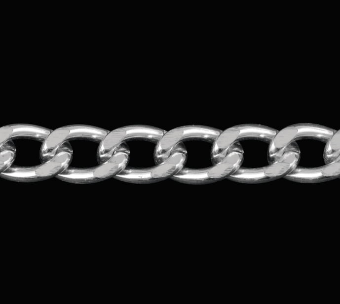 Cadena aluminio K14631 11.3x7.8mm K-15 x mt