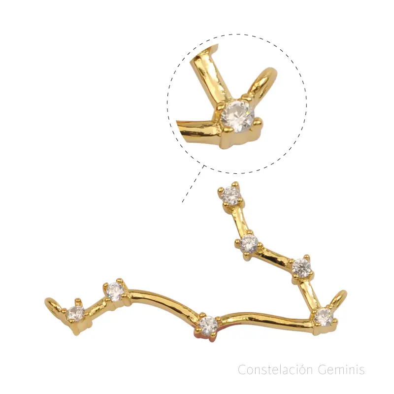 Dije micropave zodiaco geminis/Golfi x und