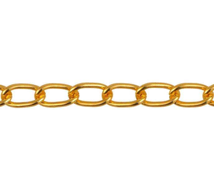 Cadena aluminio K1613 11.9x6.4x1.5mm K-29 x mt