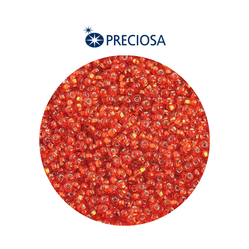Mostacilla checa preciosa 10/0 97030 naranja brillante x 500g