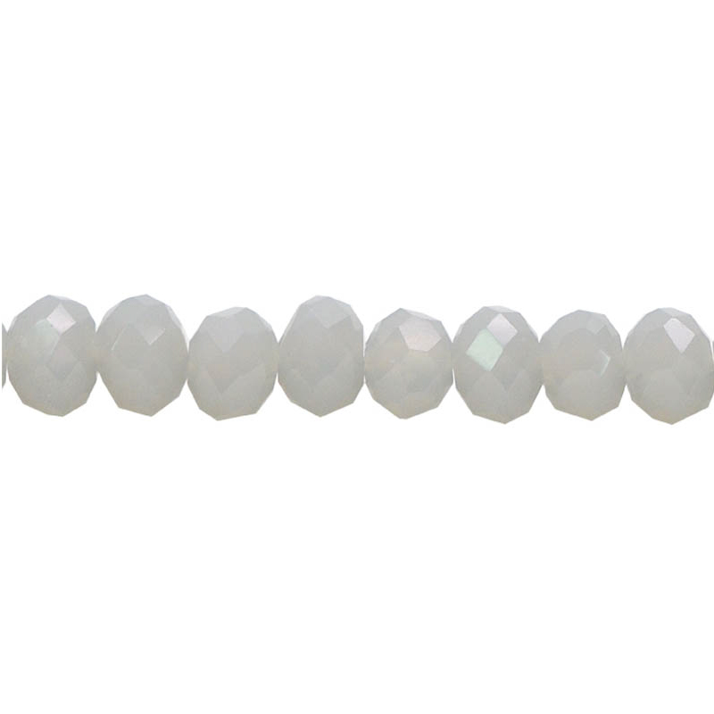 Murano rondela facetada 2mm gris mate 56 x 145unds