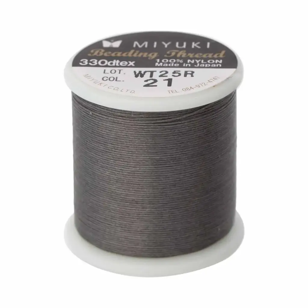 Hilo miyuki K4570 #21 smoke x 50m