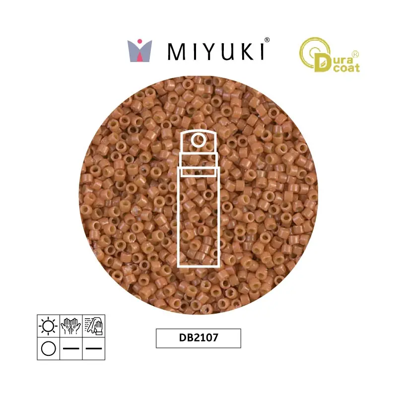 Miyuki delica 11/0 DB2107 Duracoat opaco cedar x 10g