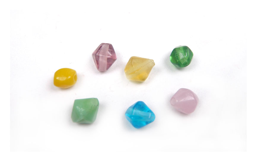 Vidrio hindu 3533 varios colores x grs