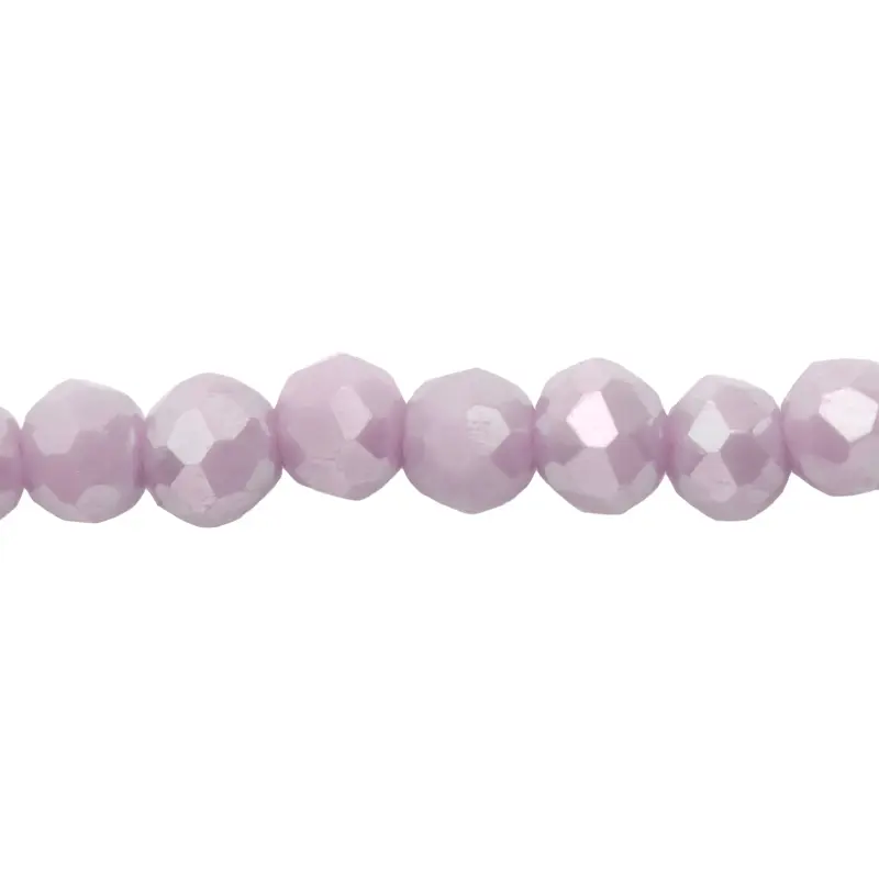 Murano rondela facetada 3mm lile mate 96AB x 110unds
