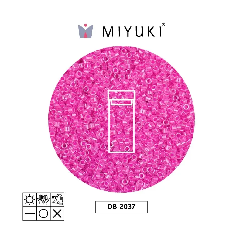 Miyuki delica 11/0 DB2037 neon hot fucsia x 3g