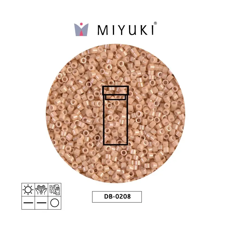 Miyuki delica 11/0 DB0208 opaco tan lusterr x 3gr