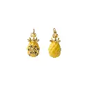 Dije esmaltado piña 15mm/Golfi W10549Y x und