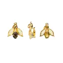 Dije esmaltado abeja 15mm/golfi W11424 x und