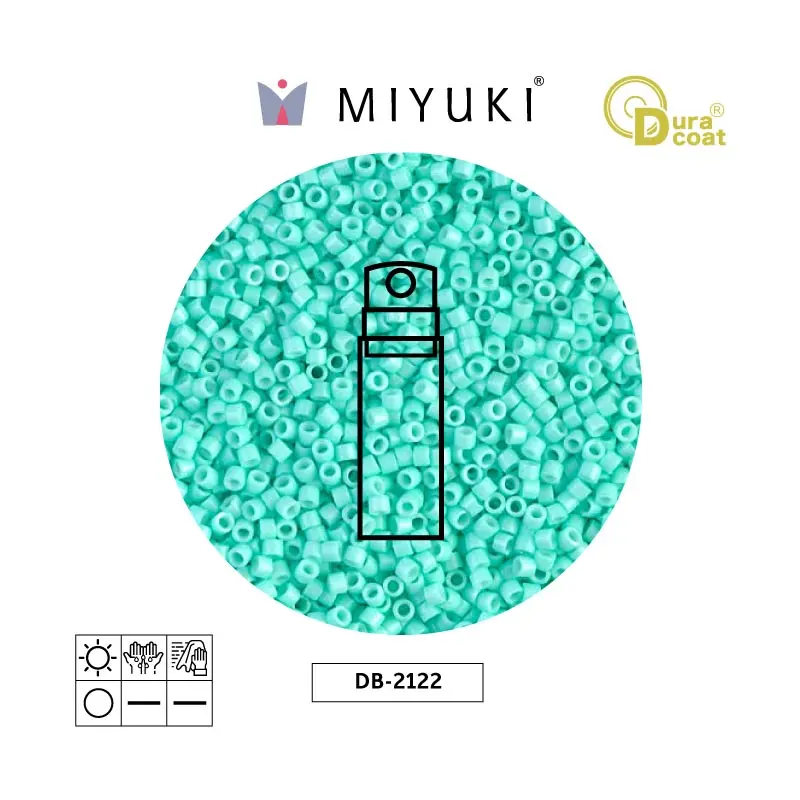 Miyuki delica 11/0 DB2122 opaco catalina x 10gr