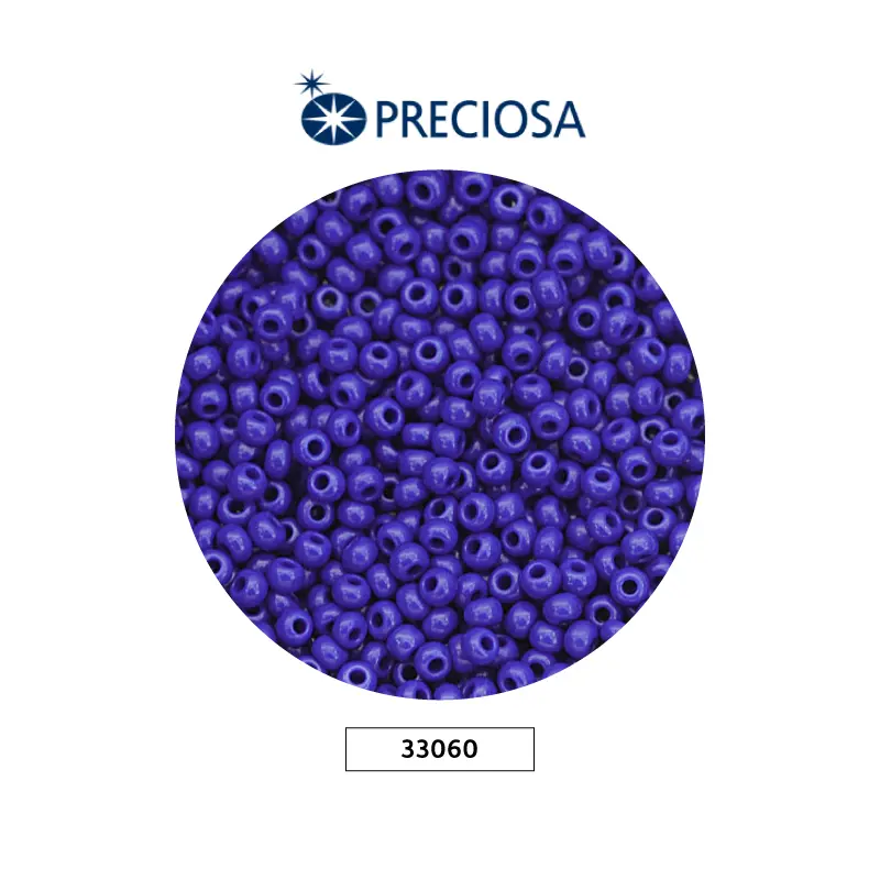 Mostacilla checa preciosa 10/0 33060 OP azul rey x 500g