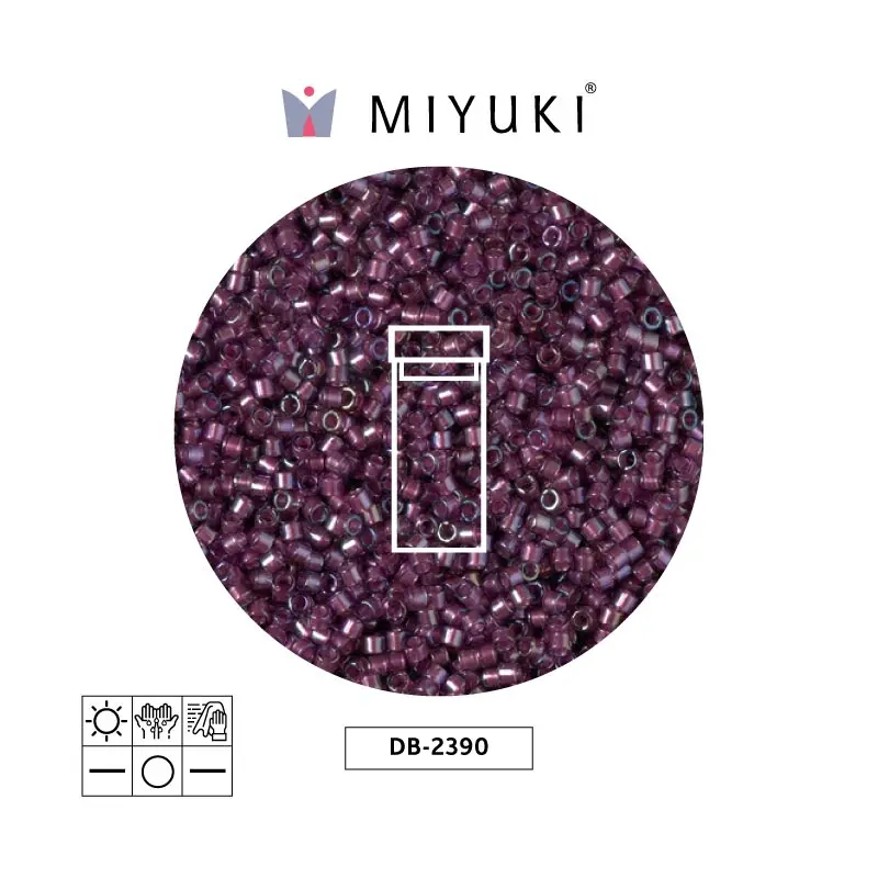 Miyuki delica 11/0 DB2390 color forrado brandy x 3g