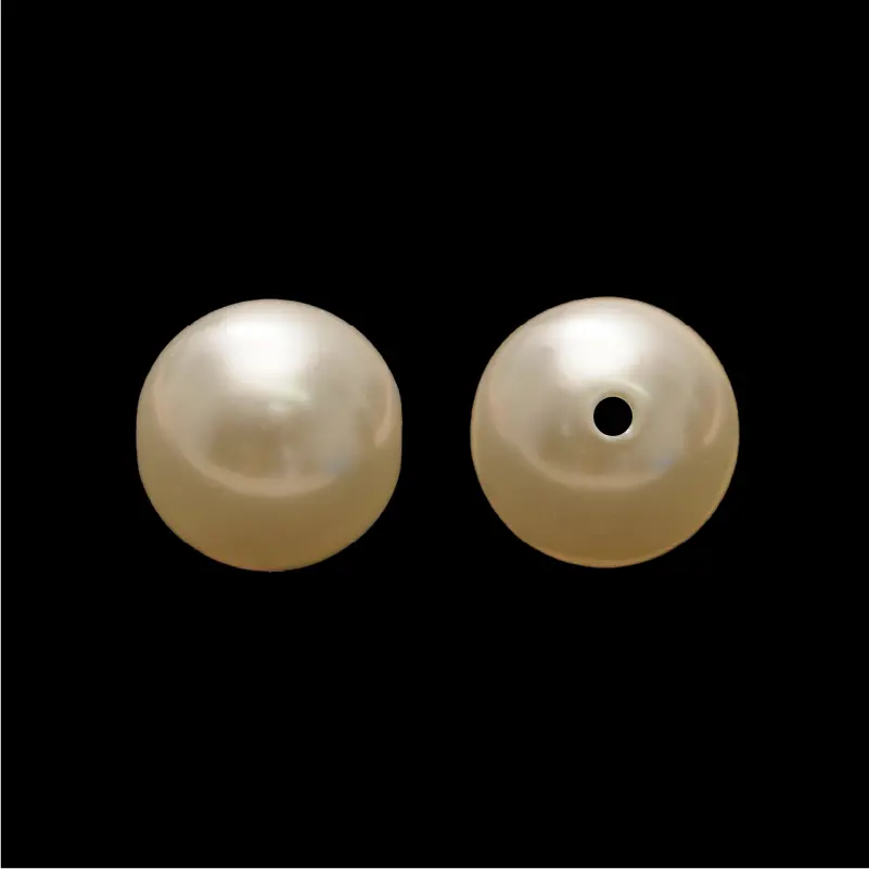 Perla sintética redonda 20mm beige x libra