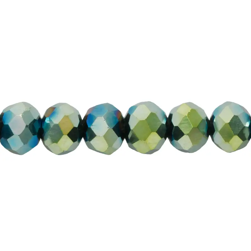 Murano rondela facetada 4mm sphinx 131 x 110unds