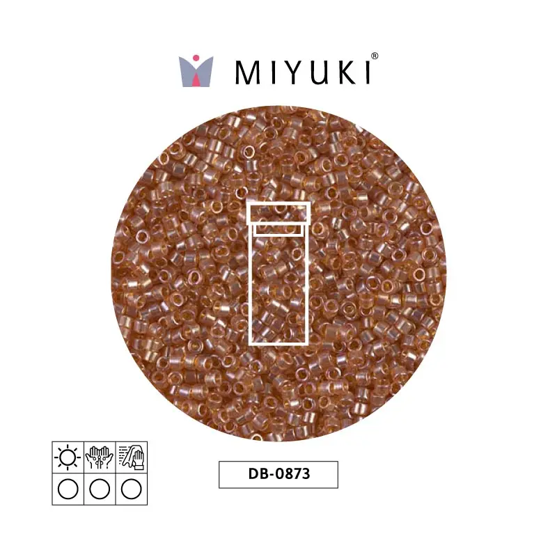 Miyuki delica 11/0 DB1221 transparente marigold lusterr x 3g