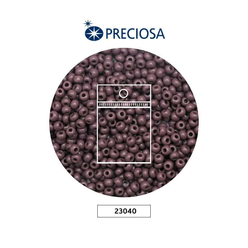 Mostacilla checa preciosa 10/0 2mm 23040 OP amatista x 50g