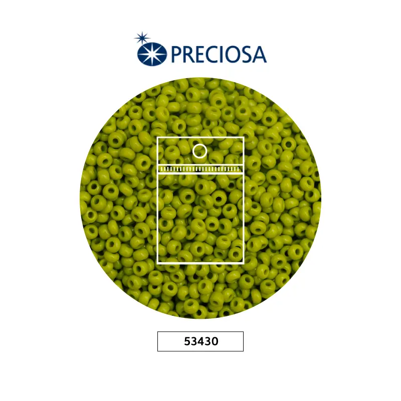 Mostacilla checa preciosa 10/0 53430 OP olivine x 50g