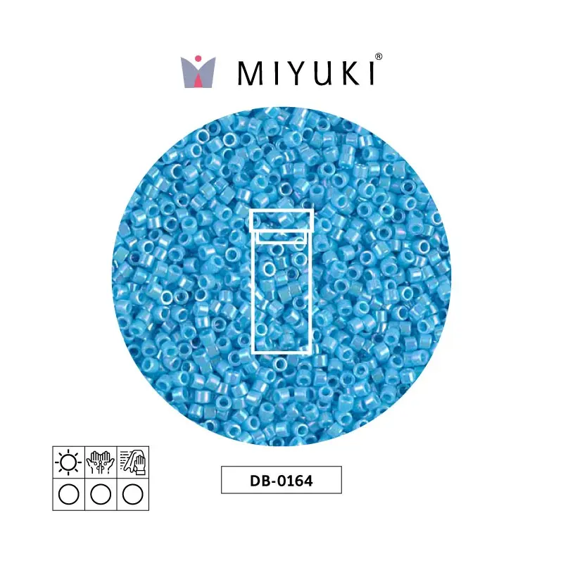 Miyuki delica 11/0 DB0164 opaco azul turquesa azul AB x 3g