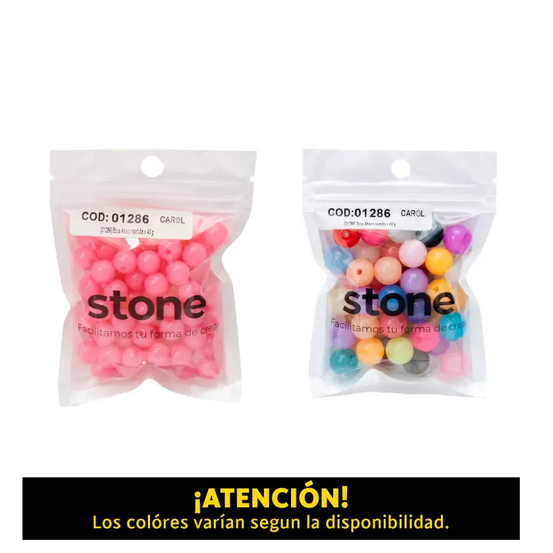 Bola Abaco surtida 10mm x 40 g