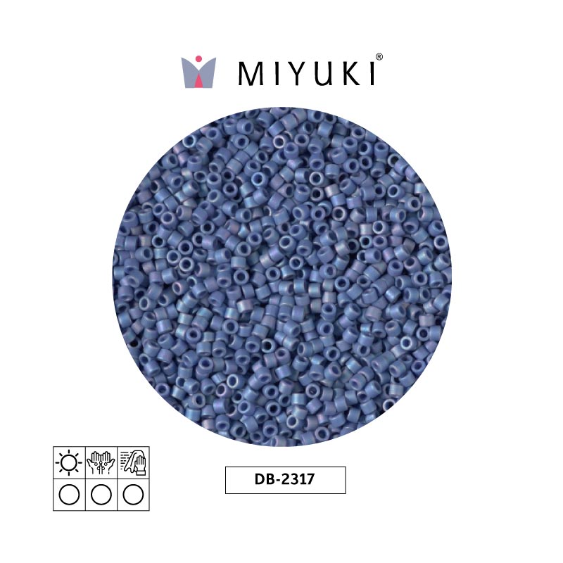 Miyuki delica 11/0 DB2317 mate gla bayberry AB x 50gr