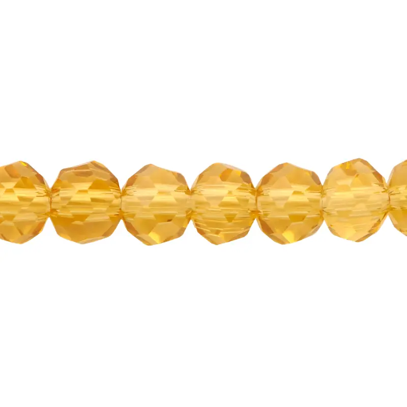 Murano rondela facetada 4mm smoked topaz 17 x 110unds