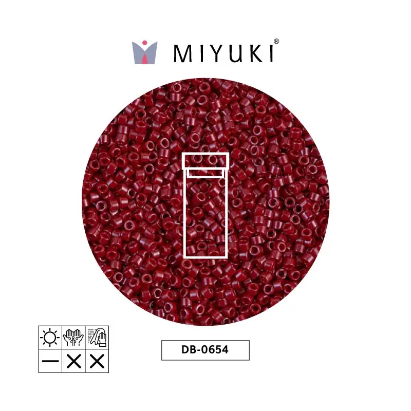 Miyuki delica 11/0 DB0654 opaco marron x 3g