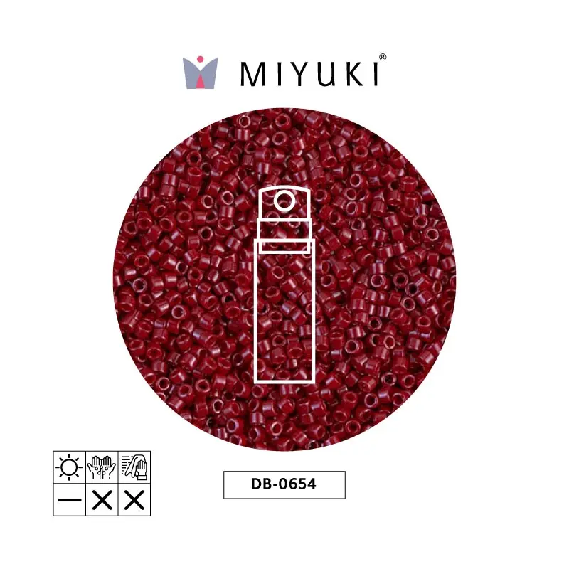 Miyuki delica 11/0 DB0654 opaco marron x 10g