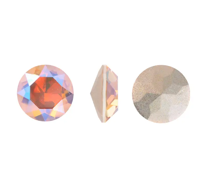 1088CH chaton 8mm 221SI light smoked topaz x und