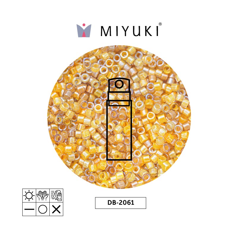 Miyuki delica 11/0 DB2061 luminous color mix x 10gr