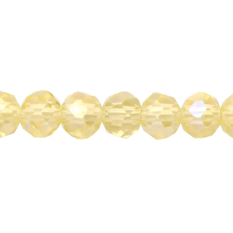 Murano rondela facetada 4mm smoked topaz 16AB x 110unds