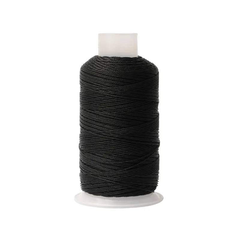 Hilo poliester metalizado 15 hilos L56 negro x rollo 150m