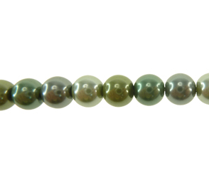 Perla vidrio 8mm mix verdes x 102und