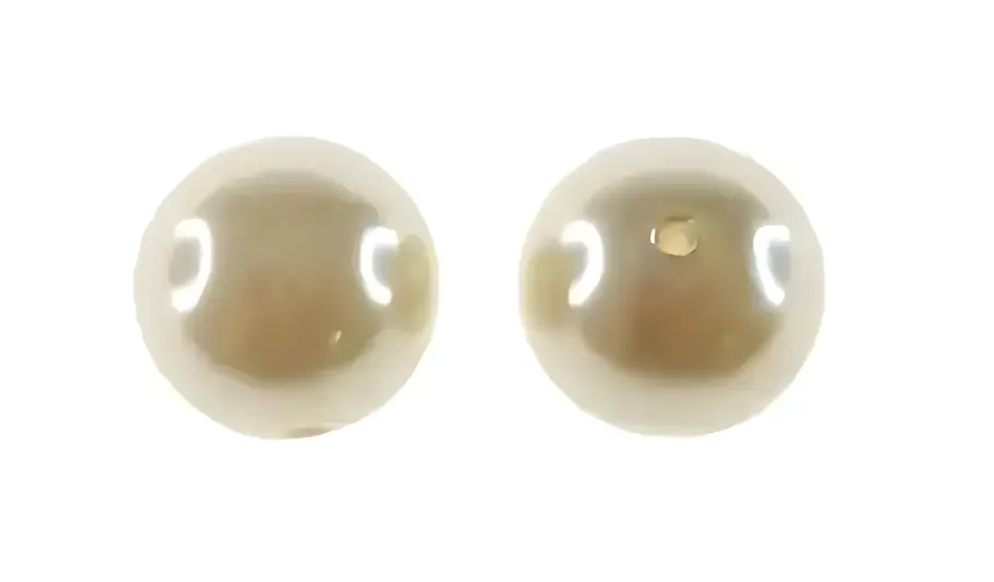 Perla sintetica redonda 14mm cream A-03 x lb (350 unds)