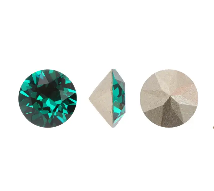 1088 swarovski chaton emerald F SS39 x und