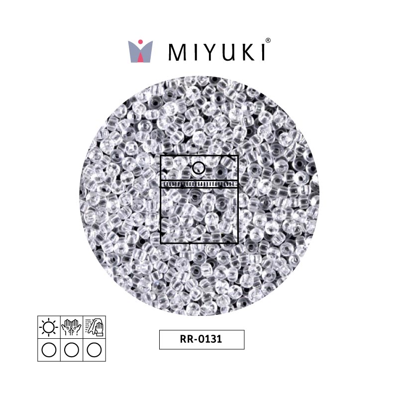 Mostacilla Miyuki rocalla 11/0 RR0131 cristal x 25g