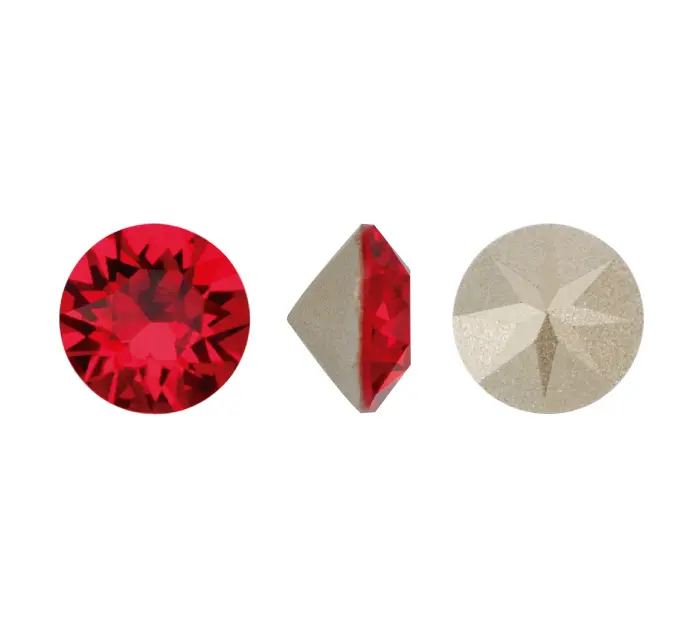 1088 swarovski chaton light siam F SS39 x und