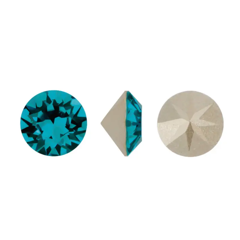 1088 swarovski chaton blue zircon F SS39 x und